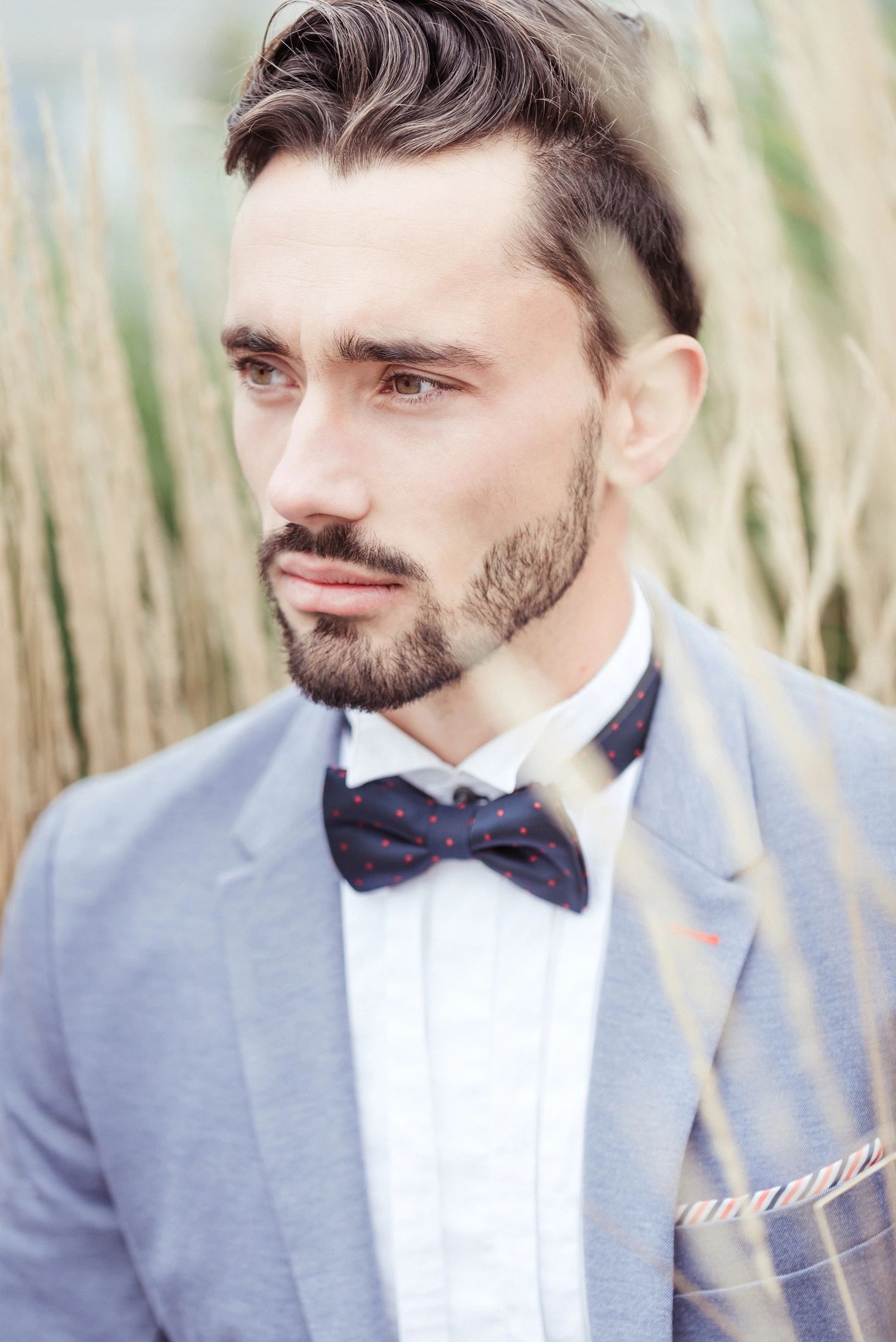 Portrait of a groom in formalwear
